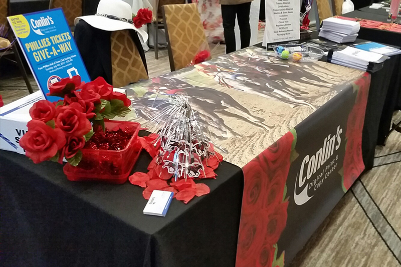 Event Signage Table Runner