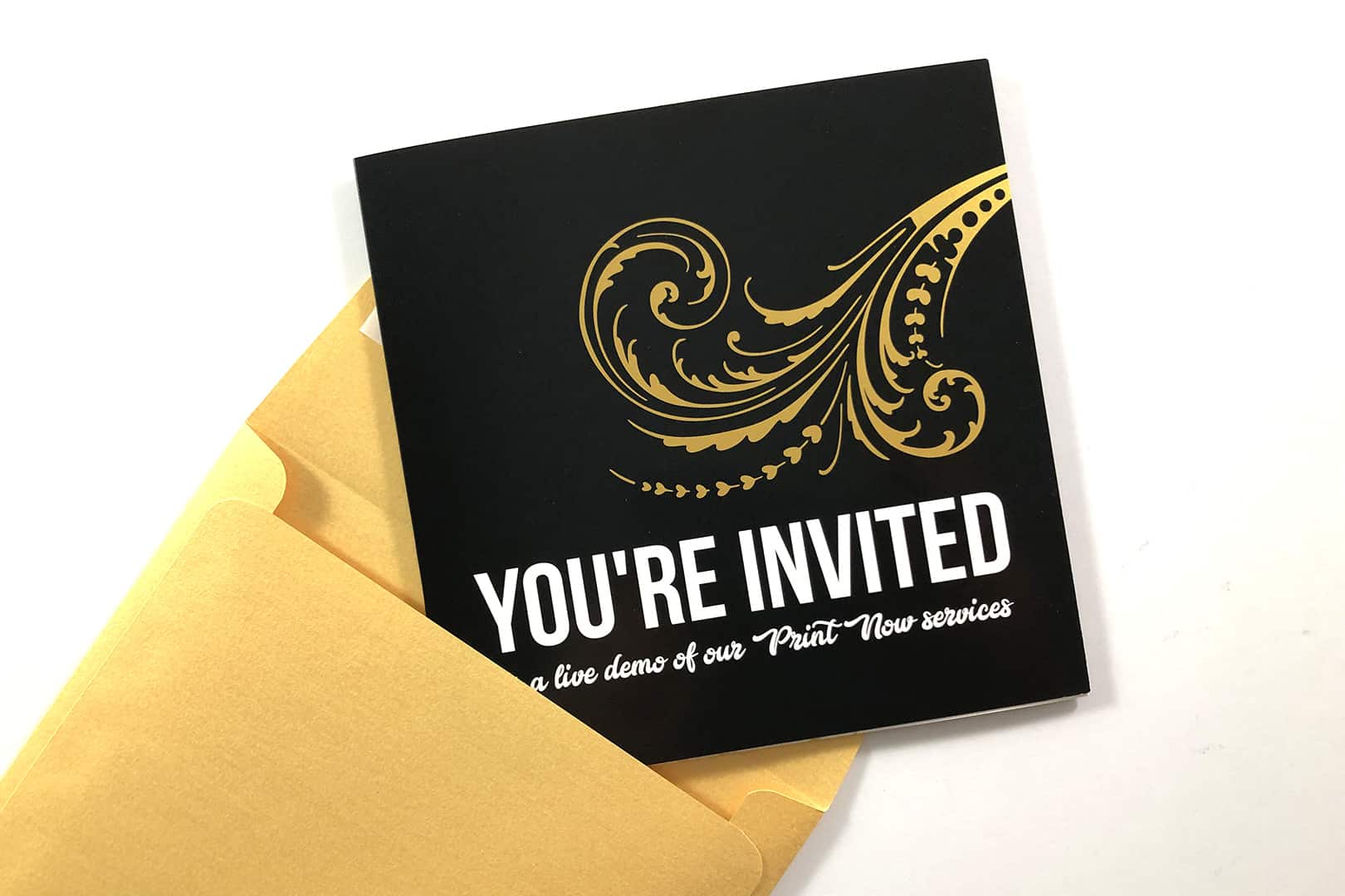 "You're Invited" Direct Mail Invitation