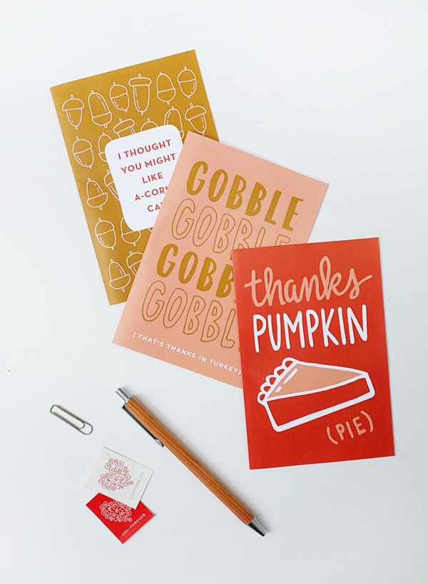 Printable Fall Greeting Cards