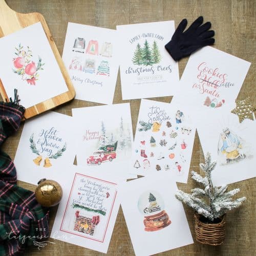 8 Christmas Printables