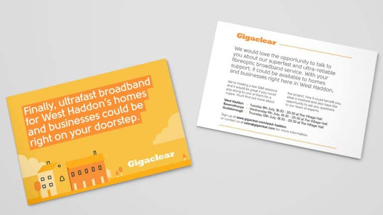 direct mail color strategy postcard
